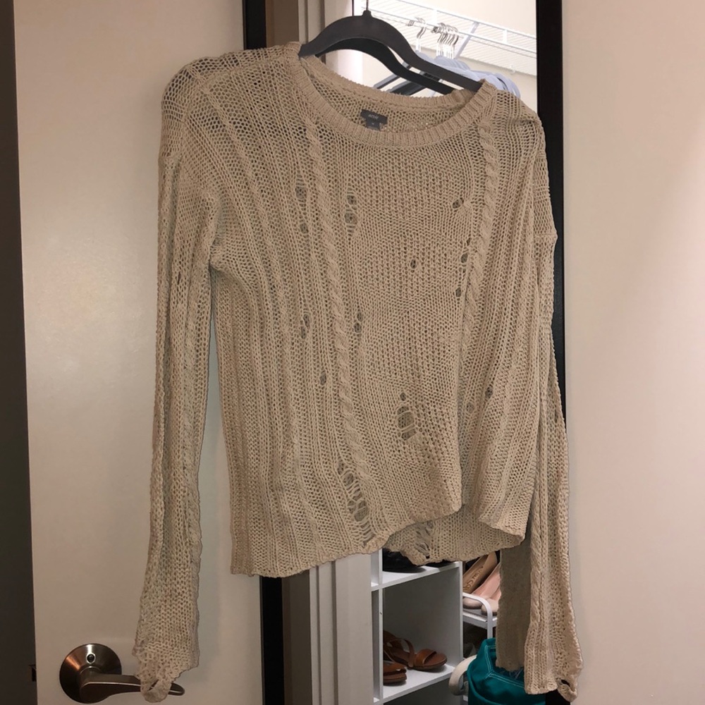 Aerie (american eagle) Distressed Sweater